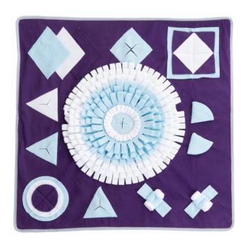TIAKI szimatszőnyeg kutyáknak geometriai formákkal, H70xSz70xM1cm kép
