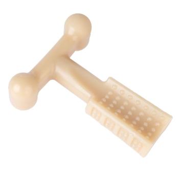TIAKI T-alakú mogyoróvaj ízű rágójáték, kutyáknak, H14.4xSz12xM5cm kép