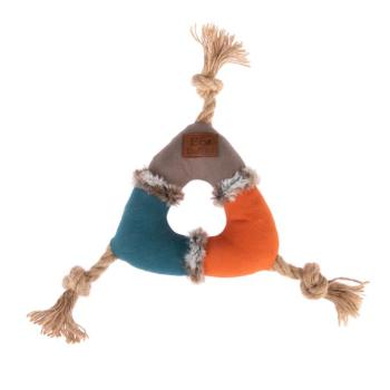 TIAKI Threeside plüsskötél kutyajáték - Ø 17 cm kép