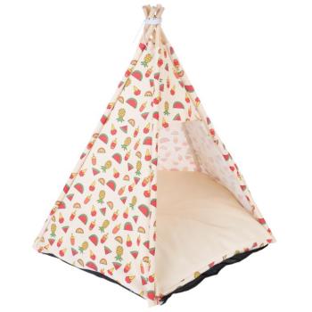TIAKI Tropical Tipi sátor kutyáknak, macskáknak - Kb. Ø 65 x M 75 cm kép