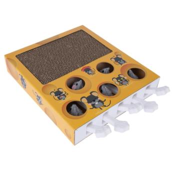 TIAKI Whack-a-mole 2 az 1-ben macskajáték, H36xSz26xM6cm kép