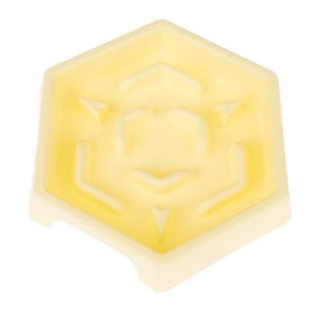 TIAKI Yellow Hexagon habzsolásgátló tál, sárga, 450ml, kutyáknak kép