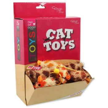 Toy Magic Cat egér plüss, pamut macskamentával 6cm 60 db kép