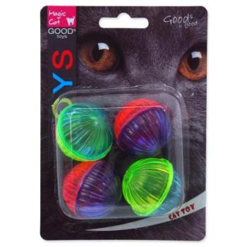 Toy Magic Cat fényes műanyag labda hanggal 3,75 cm 4 db kép