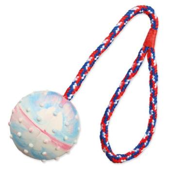Toy Trixie gumilabda kötélen 6cm kép