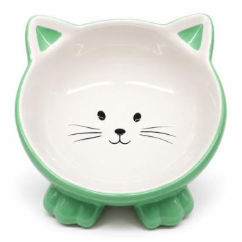 Trixie Ceramic Bowl - kerámia tál (zöld) macskák részére (0,15l /Ø14cm) kép
