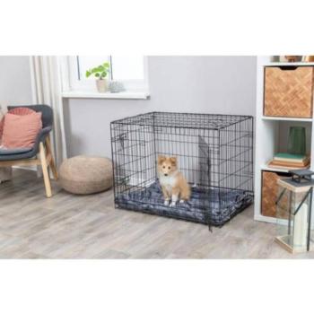Trixie Home Kennel "L" – szobakennel (horganyzott fém,fekete) kutyák részére (109x79x71cm) kép