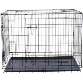 Trixie Home Kennel "M-L" – szobakennel (horganyzott fém,fekete) kutyák részére (93x69x62cm) kép