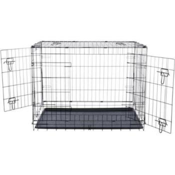 Trixie Home Kennel "M" – szobakennel (horganyzott fém,fekete) kutyák részére (78x62x55cm) kép