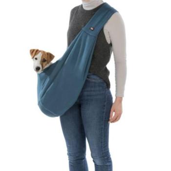 Trixie Junior Front Carrier Soft - szállítótáska (kék/vil.szürke) kutyák részére 22x20x60cm kép