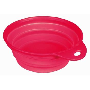 TRIXIE Összecsukható szilikon utazó tál tömör peremmel 1l/18cm (25018) kép