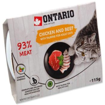 Tub Ontario csirke marhahússal és taurinnal 115g kép