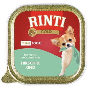 Tub Rinti Gold Adult Mini szarvas és marhahús 100g