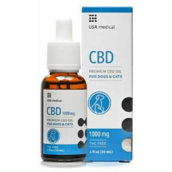 USA medical CBD olaj kutyáknak és macskáknak 1000 mg 30 ml kép