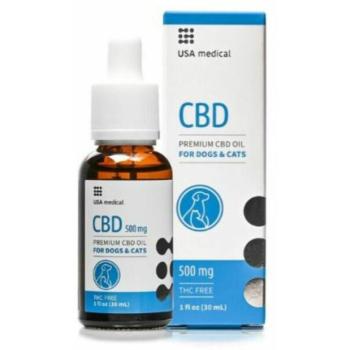 USA medical CBD olaj kutyáknak és macskáknak 500 mg 30 ml kép