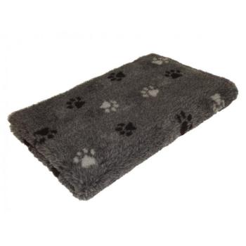 Vetbed Csúszásmentes, Ízületkímélő Kutyafekhely Szürke, 2 féle tappancs mintával 150x100 cm kép