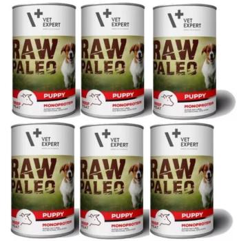 VetExpert Raw Paleo Puppy Beef 400 g kép