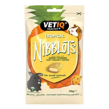 Vetiq Healthy+ Nibblots jutalomfalat rágcsálóknak - trópusi gyümölcsös 30 g
