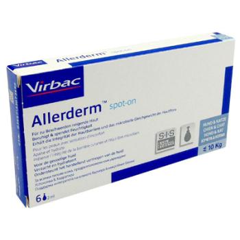 Virbac Allerderm Spot-On 10 kg alatti kutyák és macskák számára 6 x 2 ml kép