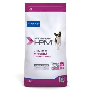 Virbac HPM Junior Medium Dog száraztáp kutyáknak 12 kg kép