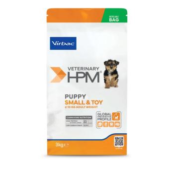 Virbac HPM Puppy Small & Toy Dog Dental száraztáp kutyáknak 3 kg kép