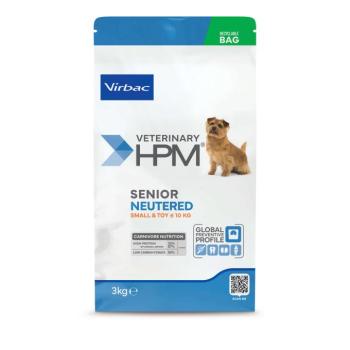 Virbac HPM Senior Neutered Dog Small & Toy Dental száraztáp kutyáknak 3 kg kép