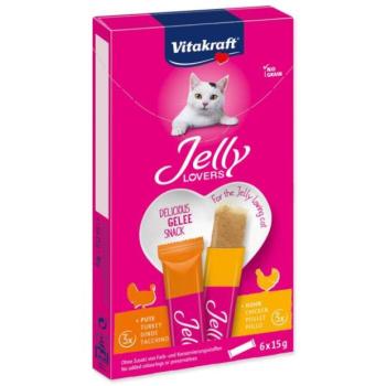Vitakraft Jelly Lovers csirke és pulyka finomság 6x15g kép