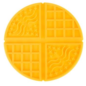 Waffle nyalószőnyeg kutyáknak, macskáknak, Ø 19,5 x H 1cm kép