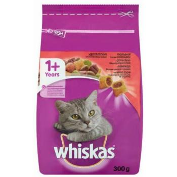 Whiskas Adult beef & vegetables dry food 300 g kép