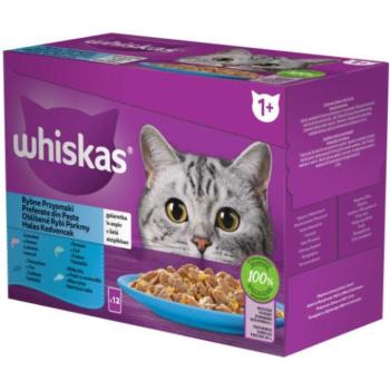 Whiskas Adult fish in aspic 12x85 g kép