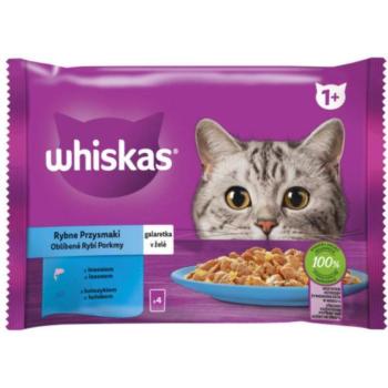 Whiskas Fish Selection jelly 4x85 g kép