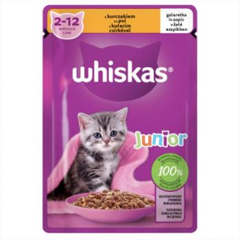 Whiskas Junior alutasakos macskaeledel - csirke 85 g kép
