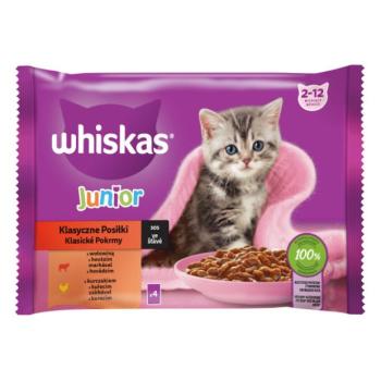 Whiskas Junior alutasakos macskaeledel válogatás - csirke, marha 4 x 85 g kép