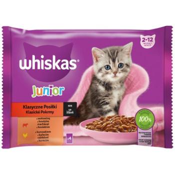 Whiskas Junior Classic 4x85 g kép