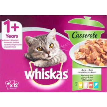 Whiskas Pure Delight beef/chicken/salmon/tuna 12x85 g kép