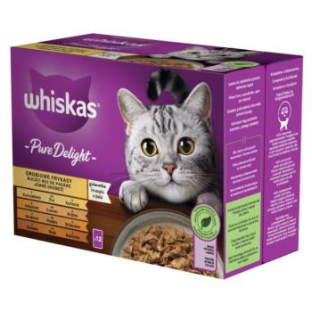 Whiskas Pure Delight szárnyas válogatás - multipack 12 x 85 g