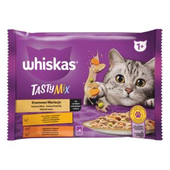 Whiskas Tasty Mix Creamy Creations alutasakos macskaeledel válogatás - csirke, zöldség & bárány, pulyka 4 x 85 g kép