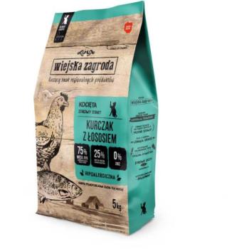 Wiejska Zagroda Kitten chicken & salmon 5 kg kép