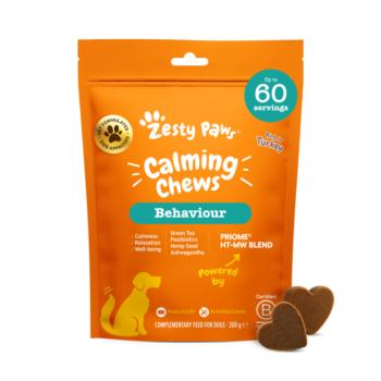Zesty Paws Calming Chews (60 db) – funkcionális étrend-kiegészítő kutyáknak a nyugalomért és jólétér
