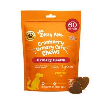 Zesty Paws Cranberry Urinary Chews (60 db) – funkcionális étrend-kiegészítő kutyáknak kép