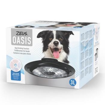 Zeus Oasis itatókút kutyáknak, macskáknak, szürke, 3l kép