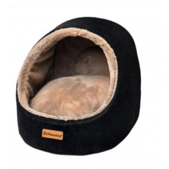 ZooBeeDoo Mini Cave fekhely - fekete 43 x 42 x 37 cm kép