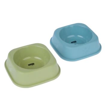 zooplus Basics etetőtál-szett macskáknak, négyszögletes 2x300ml kép