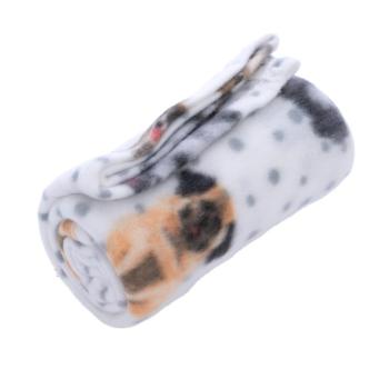 zooplus Basics Fleece Dogs & Dots puha takaró kutyáknak, háziállatoknak 100x70cm kép