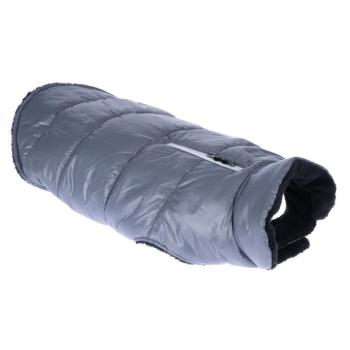 zooplus Basics kutyakabát fényvisszaverő cipzárral - Kb. 35 cm háthossz kép