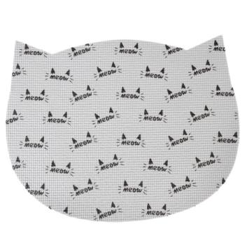 zooplus Basics macskafej alakú tálalátét macskáknak 48,2x38x0,5cm kép